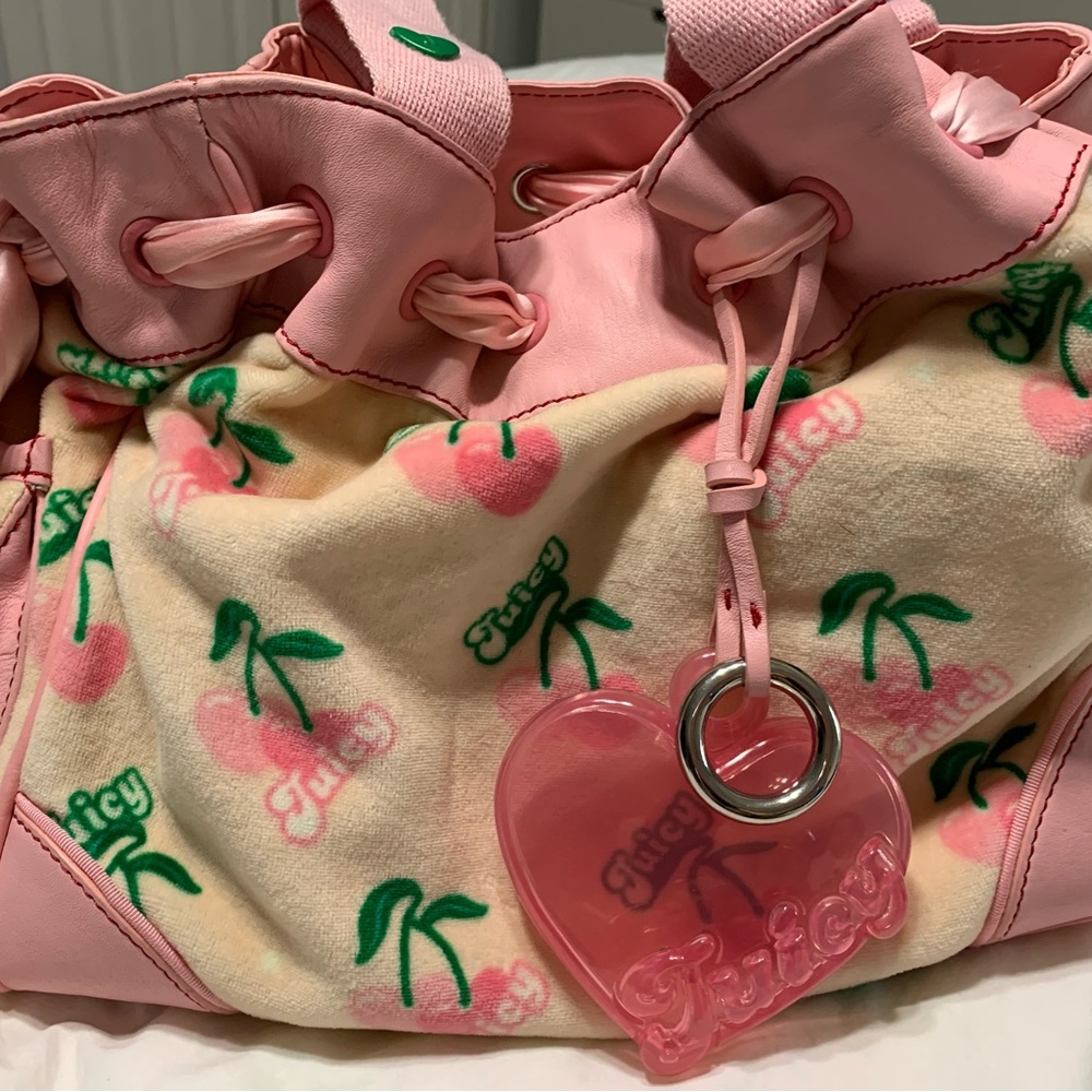 ***RESERVED LISTING for Andrea****Y2K Vintage Juicy Couture Rare Cherry Bag.